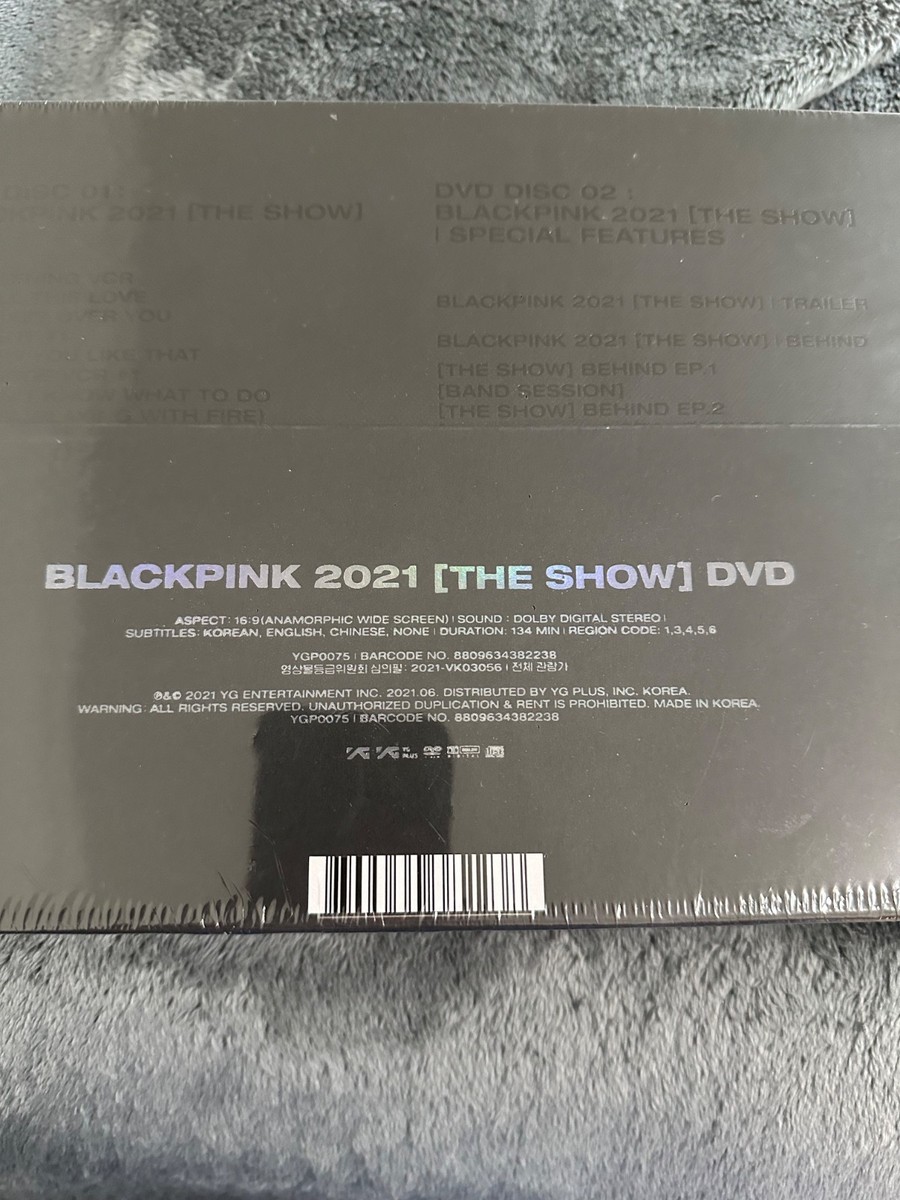 Blackpink 2021 (The Show) (incl. 2 DVDs - Region 1,3,4,5,6