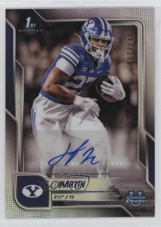 2025 Bowman U Chrome Prospect Refractor 43/299 LJ Martin #BCA-LM Auto 0y2q