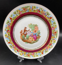 Piatto decorativo muro parete soprammobile Scena Romantica Francese Eschenbach