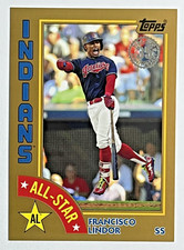 2019 Topps 1984 Baseball All-Stars Gold /50 Francisco Lindor #84AS-FL
