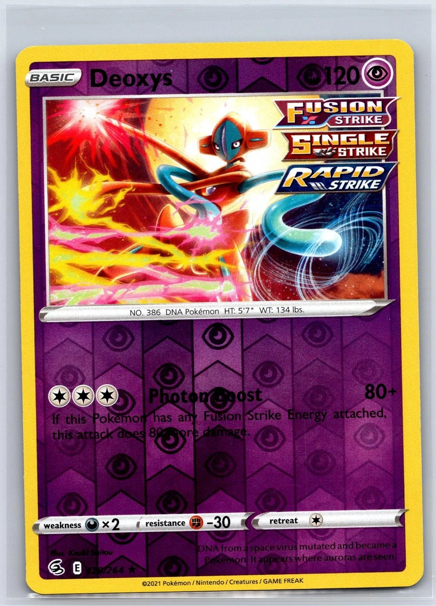 Deoxys 120/264 Swsh08: Fusion Strike for sale | eBay