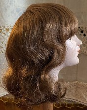 Vintage Synthetic Doll Wig Size 12 For Bisque Or French Bebe Doll G481