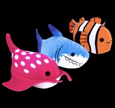 Zhu Zhu Aquarium 3 Pack - Shark, Manta, Clownfish, Children Ages 4 