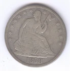 1858-O Seated Liberty Silver Half Dollar + Circulated + No Reserve!