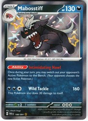 Mabosstiff 188/091 Shiny Rare Paldean Fates