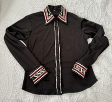Women’s Western Show Shirt – Horse Riding Equestrian Competition Top