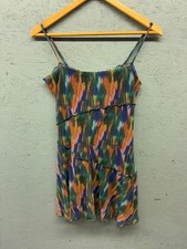 Urban Outfitters Moxie Mesh Mini Dress Bodycon Women's M Multicolor Y2K Party 