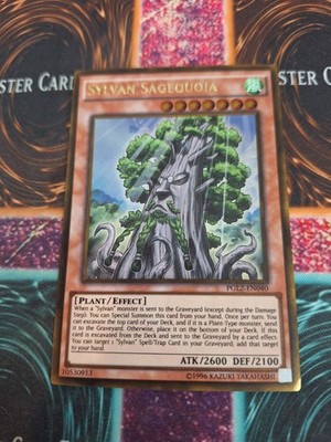 Yugioh Sylvan Sagequoia PGL2-EN040 Gold Rare Unlimited NM/LP