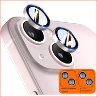 Kameraschutz FüR Iphone 15 15 Plus Ultra Hd 9H+ Kratzfest Einfache Montage Rosa