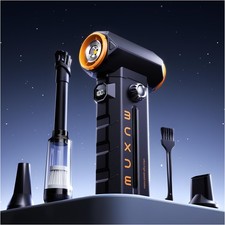 MUXNW Electric Air Duster Vacuum 2-in-1, 130000RPM Cordless Black