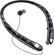 Bluetooth Neckband Headphones, Retractable Headphone Bluetooth 5.3  IPX5 Wat...