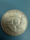1952 Franklin Half Dollar Circulated Silver 50c Coin Collectible #3682