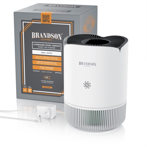 Brandson EL Luftreiniger 158m3/h Hepa13 Toxinfilter 4 Filterstufen bis 50 m2 NEU - Bild 8 von 8