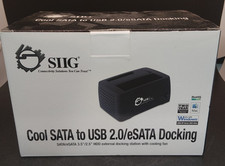 SIIG Cool Dual SATA to USB 2.0 Docking SC-SA0312-S1 