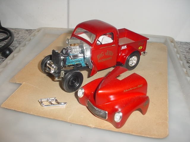 BUILT---BIG JOHN M....WILLYS PICKUP GASSER