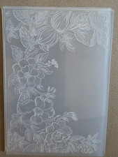 3D Flowers Embossing Folders, Textured Embossed, transparent