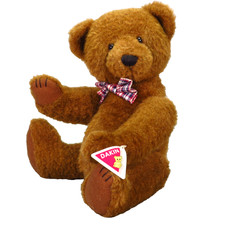 Dakin Truman Teddy Bear Plush The Perfect Gentleman Brown Jointed Pot Belly 15"