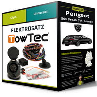 Elektrosatz 13-Pol Universell für Peugeot 508 Break SW (Kombi) 09.2018-Jetzt NEU