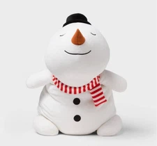 Pillowfort Weighted Sensory Plush Snowman Throw Pillow