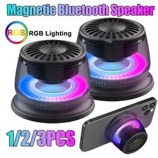 1/2/3X Magnetic Portable Bluetooth Speaker Mini Sound Bluetooth 5.3 Phone Holder