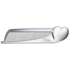 ReFa HEART COMB Aira Silver Portable Folding Hair Comb Anti Static Japan New