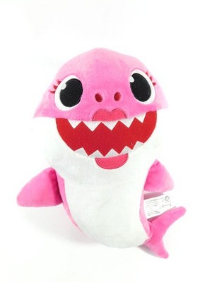 2018 WowWee Pink 12'' Baby Shark Plush Toy Plays Baby Shark Tune