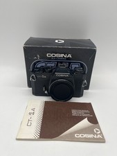 Appareil photo reflex Cosina CT-1A vintage avec boîte et notice #gg17