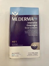 Mederma PM Intensive Overnight Scar Cream Tube 1.0 oz_NEW DMGD BOX  11/26