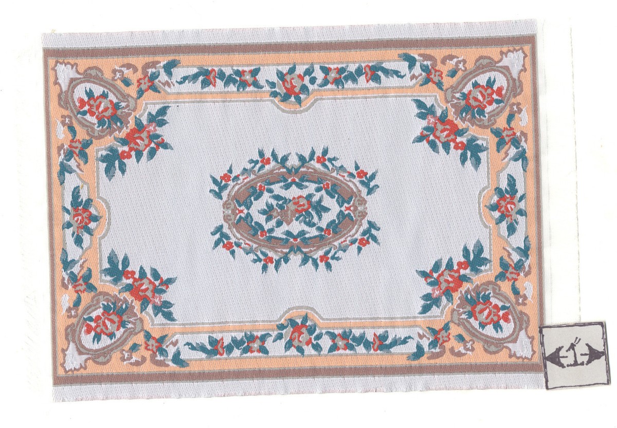 Tappeto Tessuto In Miniatura Scala 1:12 Per Casa Delle Bambole – 1 Pezzo – Fatto In Turchia - Foto 4