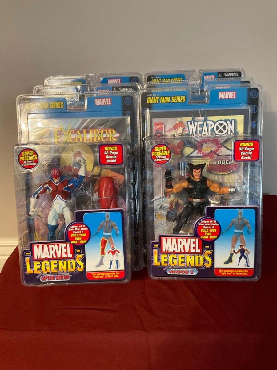 2006 Marvel Legends Toybiz Giant Man Build A Figure Set 10 Piece