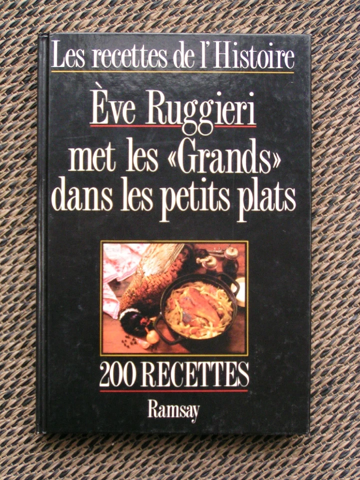 LIVRE LES RECETTES DE L'HISTOIRE, EVE RUGGIERI - Photo 1/1