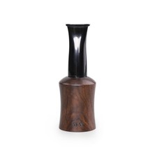 Boquilla de madera de ébano con puntas de cigarros porta cigarros portátil tamaño 53-57 anillo calibre