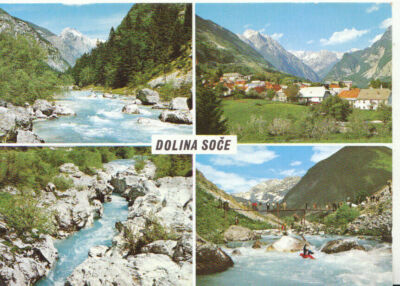 Slowenien Postkarte - Ansichten von Dolina Soce - Ref TZ5735