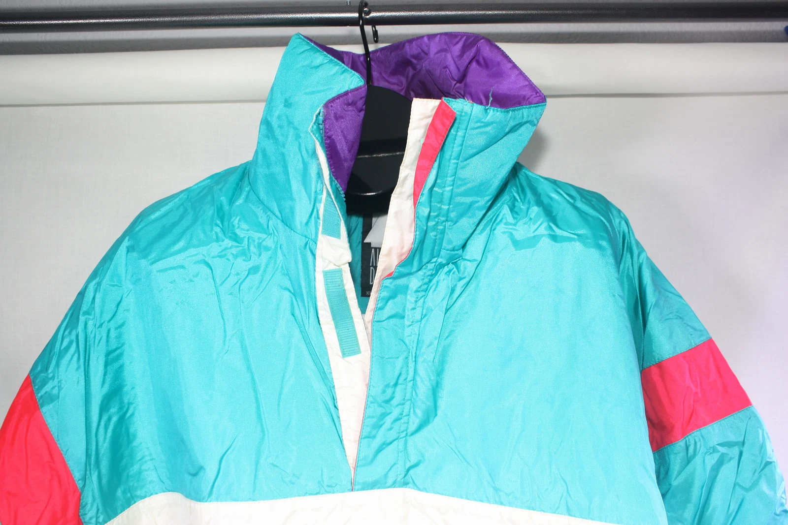 alpine-design vintage 90's neon gore-tex pullover ski jacket