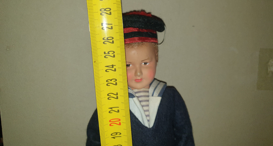 Les Poupees D'autrefois - BELLE ET RARE POUPEE JOSETTE SNF 47 CELLULOID LAITEUX ET YEUX PEINT 47 CM EN PARFAIT ETAT