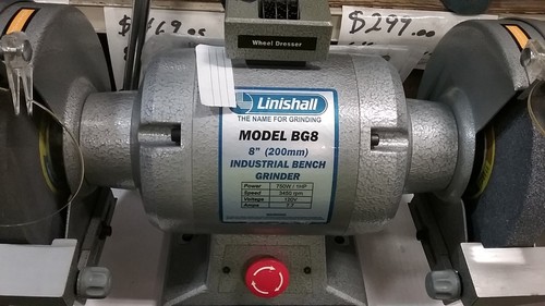 LINISHALL Industrial BENCH GRINDER, NEW 