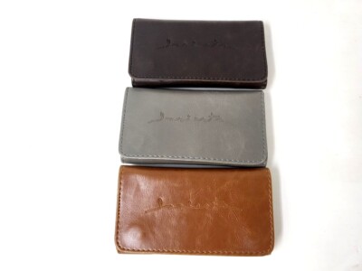 la siesta tobacco pouch LASIESTA PU Leather Tobacco Pouch Brown - Gray - Black / Magnet closure