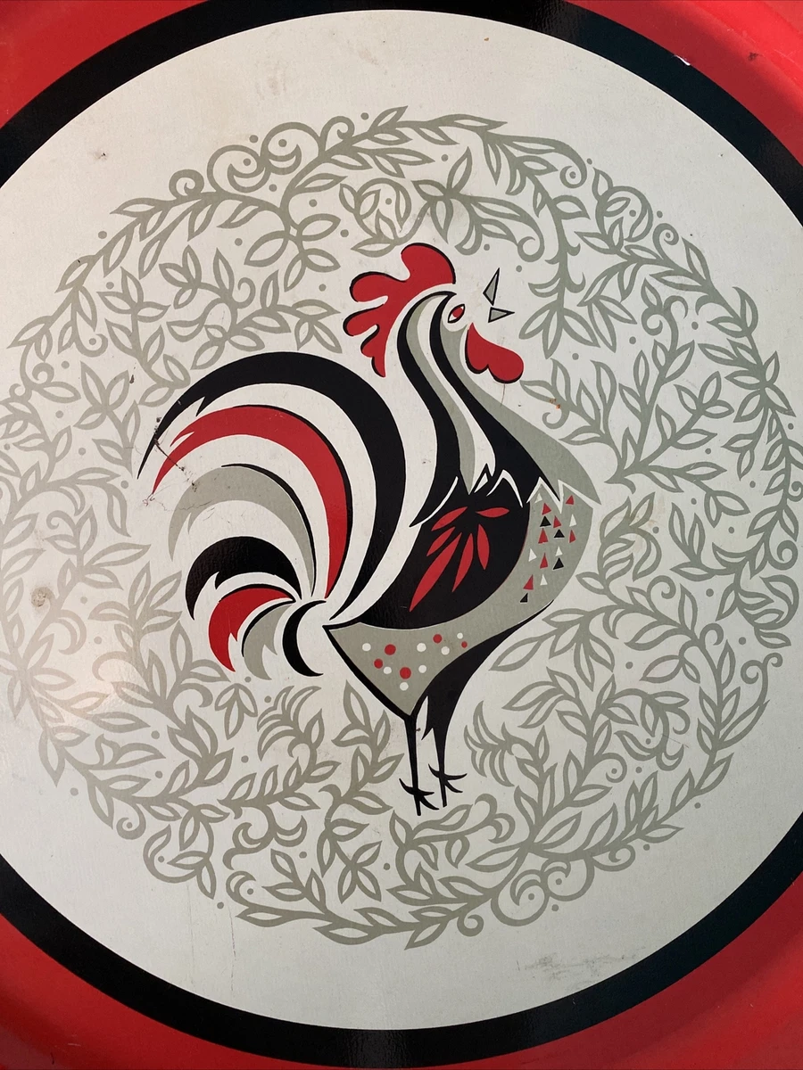 Rooster 2025 serving platter