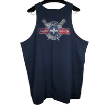 Camiseta sin mangas Speedo Lifeguard Coast Watch 2004 de colección para hombre XXL azul marino piscina playa hermano