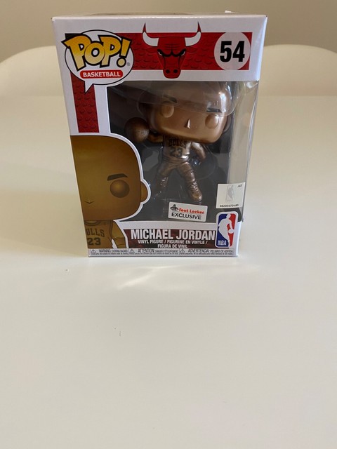 Funko POP! Limited & Rare Foot Locker Exclusive Bronzed Michael Jordan #54 | eBay