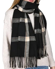 Women Pashmina Blanket Scarf Shawl Cashmere Feel Winter Large Oversized Scarv...