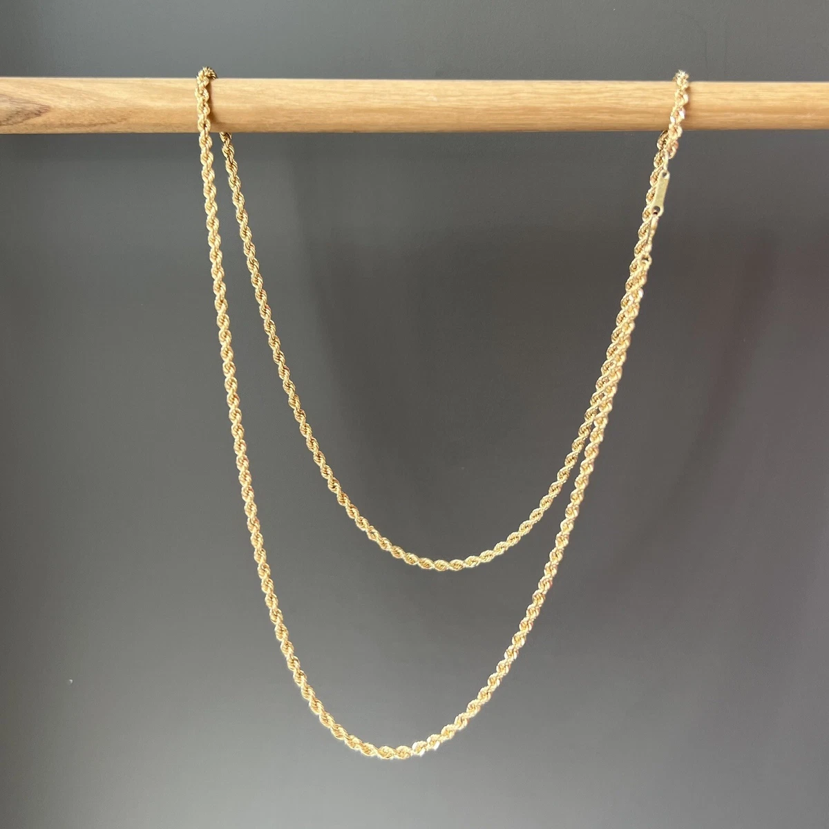 14k solid rope chain deals