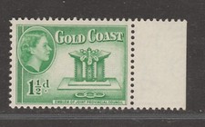 GOLD COAST 1953 1 1/2d Emerald Green Council Emblem SG 155 MNH