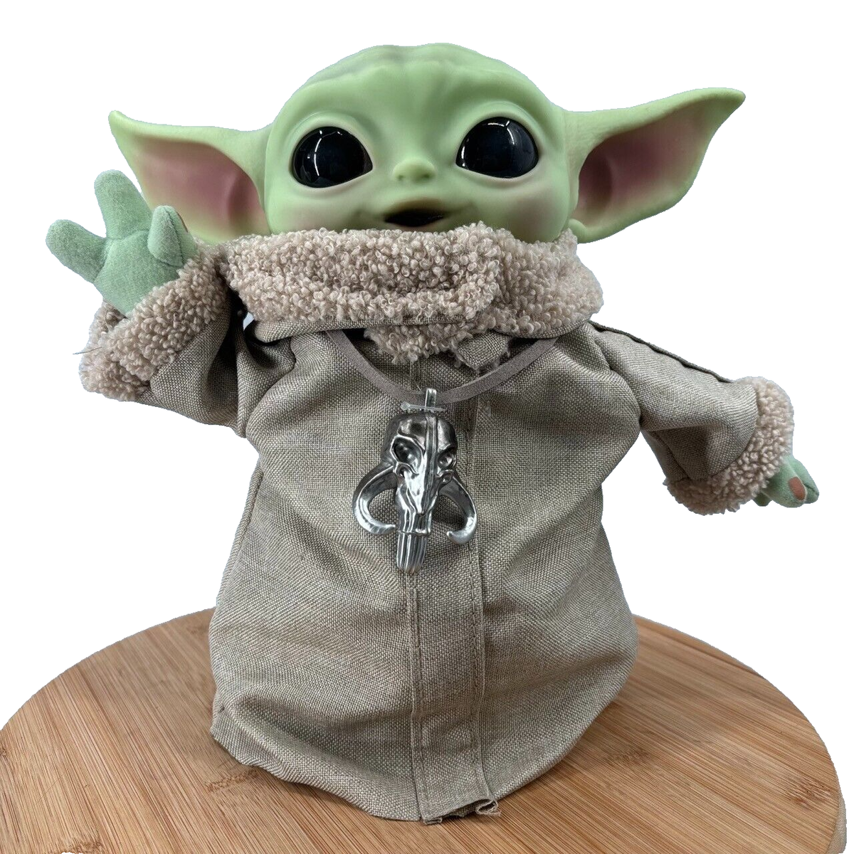 「Mandalorian THE CHILD トーキングぬいぐるみ」 Star Wars Baby Yoda Grogu The Child Plush Doll w/Necklace