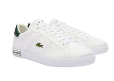 LACOSTE MENS SHOE WHITE POWERCOURT 2.0 7-47SMA01101R5
