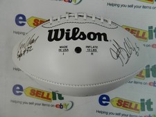 Miami Dolphins Larry Little HOF -Multi  Autographed Full Size  football 