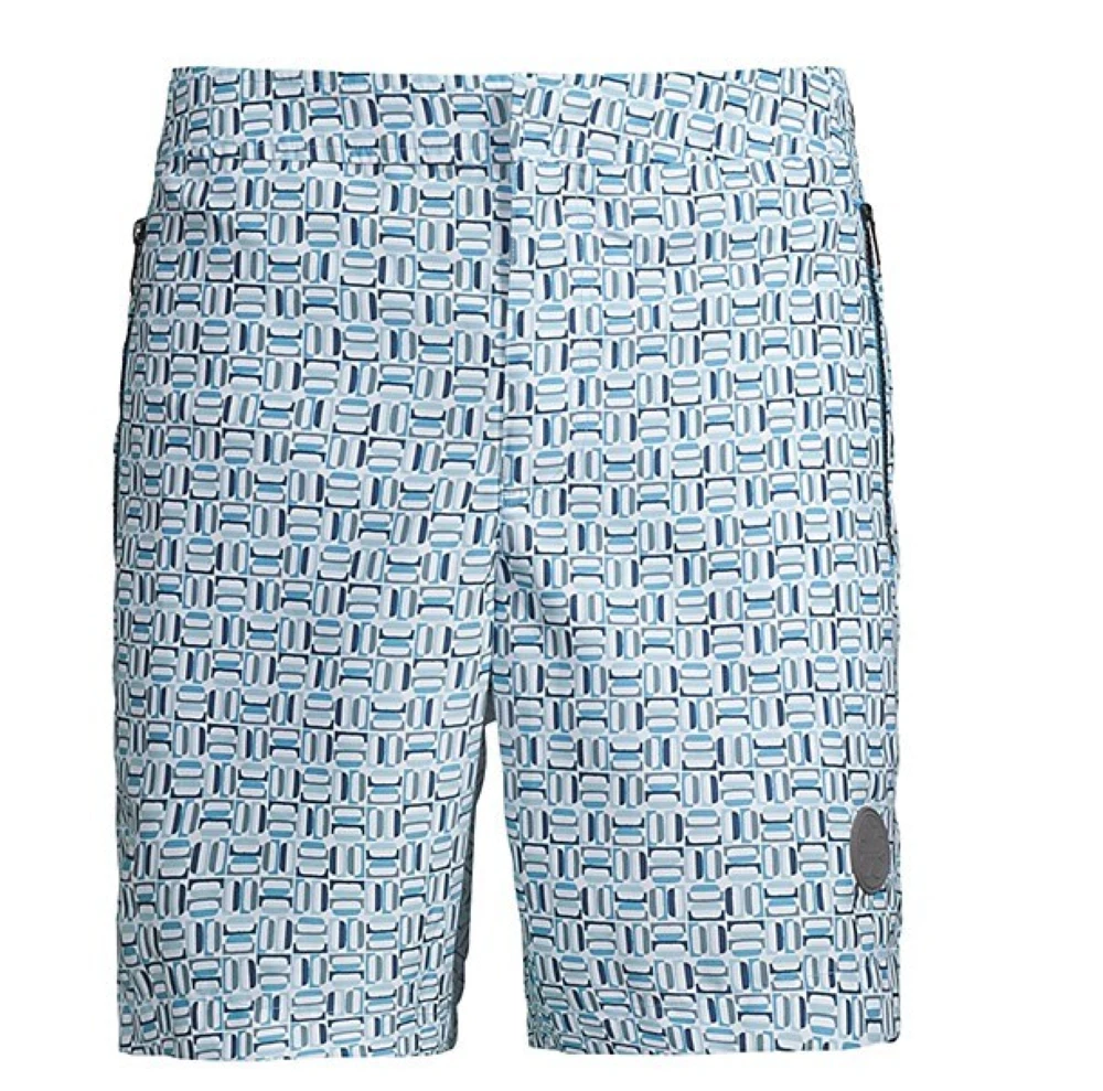 ted baker geo print swim shorts