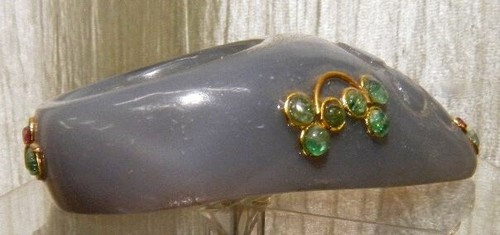 RAR E RING ARCHERY ARCHER THUMB RING ASIAN JADE JEWELS - Picture 3 of 4