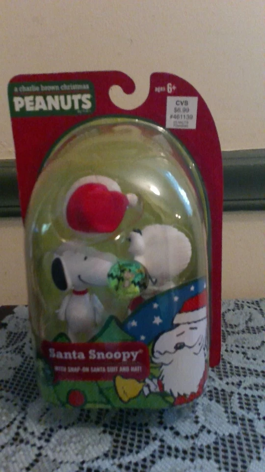 A Charlie Brown Christmas Santa Snoopy Snap On Santa Suit & Hat Figure 2009  - Image 3 of 4
