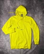 Boris Bidjan Saberi 11 by BBS Yellow Ninja Mask Hoodie Mens size L (slim)